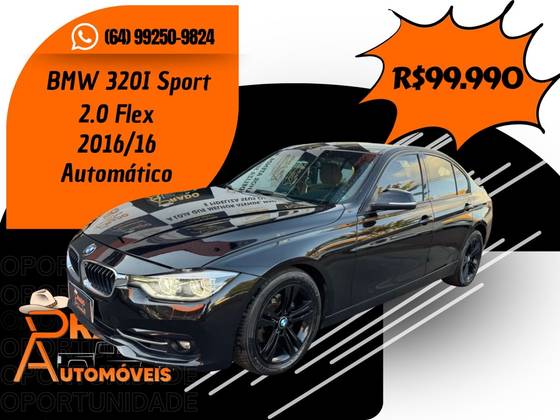 BMW 320i 2.0 SPORT 16V TURBO ACTIVE FLEX 4P AUTOMÁTICO BMW 320i 2.0 SPORT 16V TURBO ACTIVE FLEX 4P AUTOMÁTICO